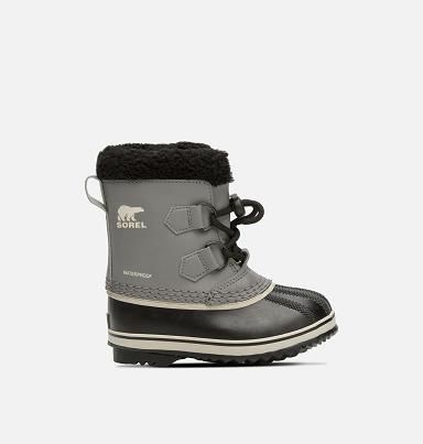 Sorel Yoot Pac Boots UK - Kids Boots Grey,Black (UK3418975)